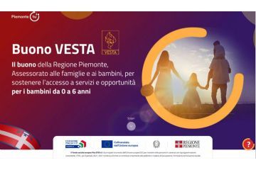 Buono Vesta: voucher della Regione Piemonte per le famiglie con bambini da 0 a 6 anni